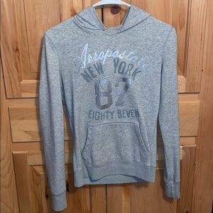 Cute gray Aeropostale hoodie